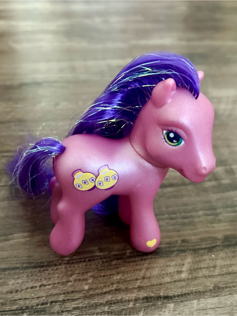 My Little Pony 2002 G3 Kimono Purple Pink Tinsel Lantern Cutie Mark Celebration